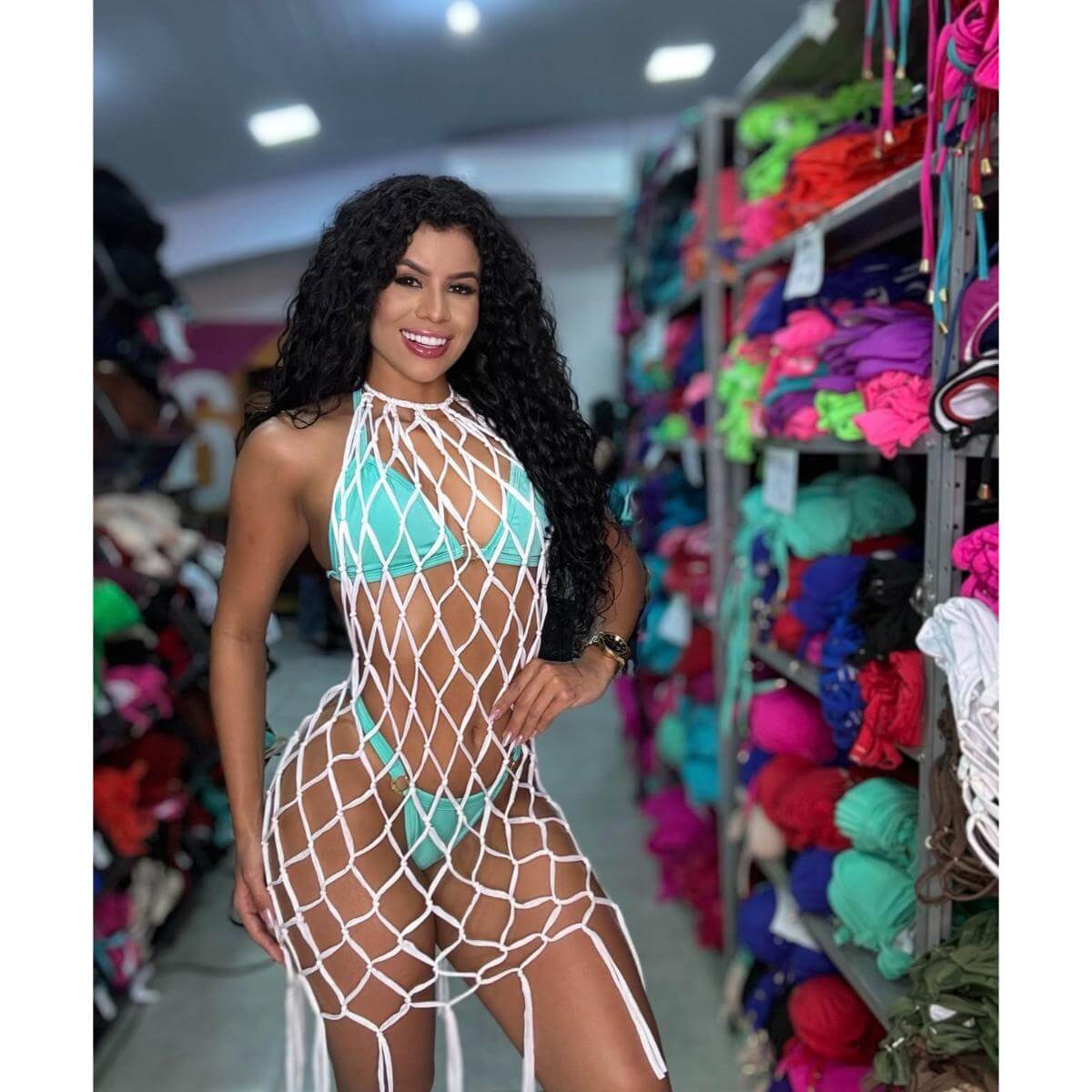 Vestido Macramê Ref.11426