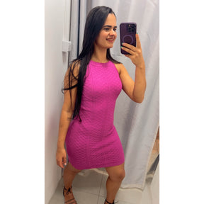 Vestido Modal Sem Gola Ref.2898