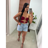 Short Jeans Desfiado Ref.5694