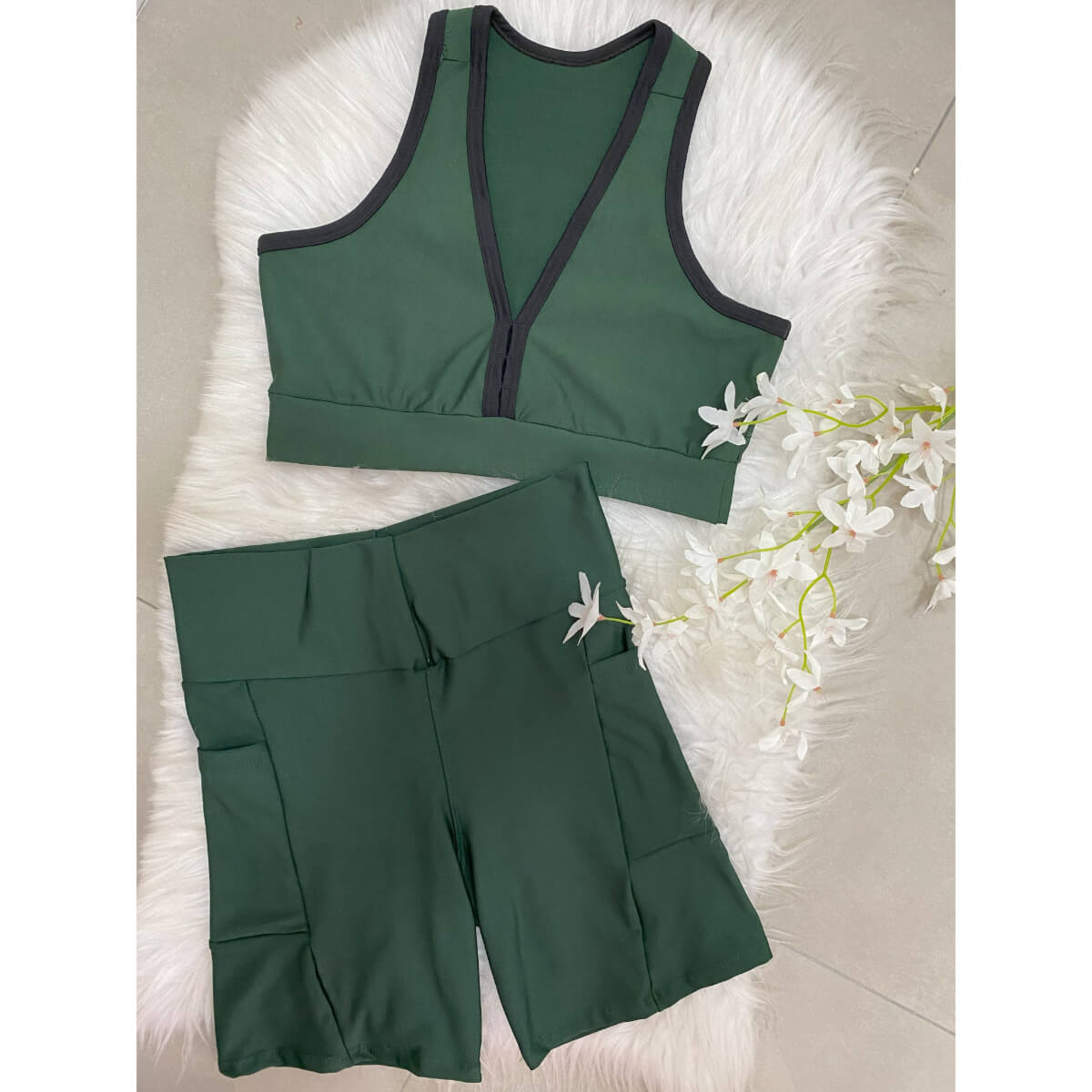 Conjunto Fitness Bolsinho Ref.1575