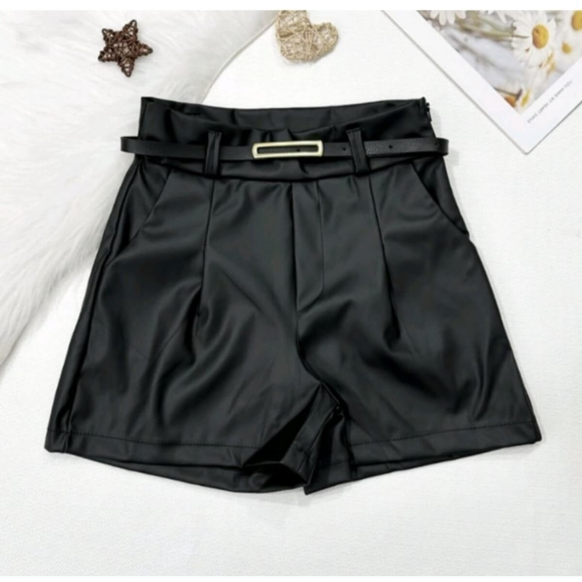 Short Courino com Cinto Ref.1232