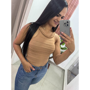 Cropped Tricô Ref.7341