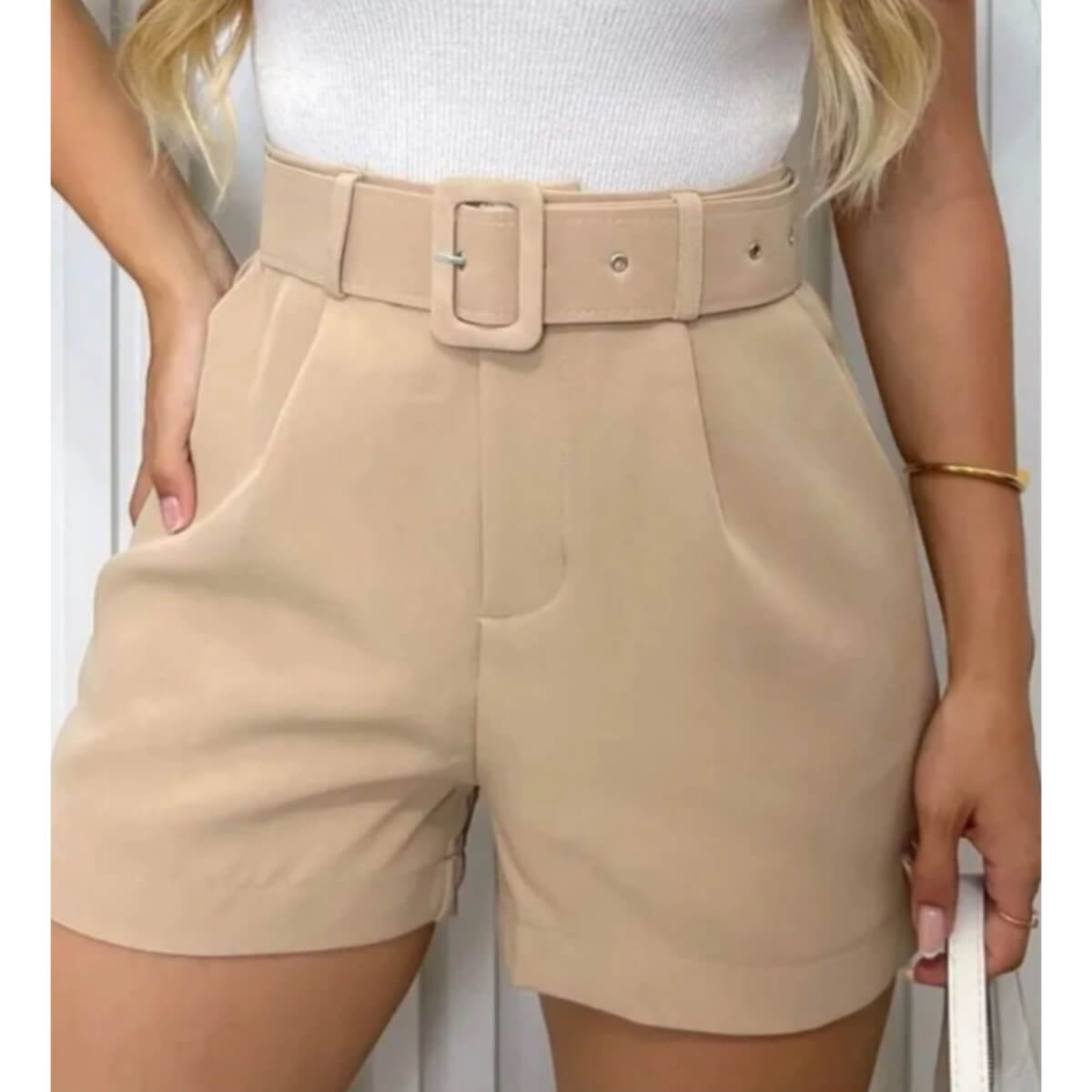 Short Alfaiataria com Cinto Ref.1141