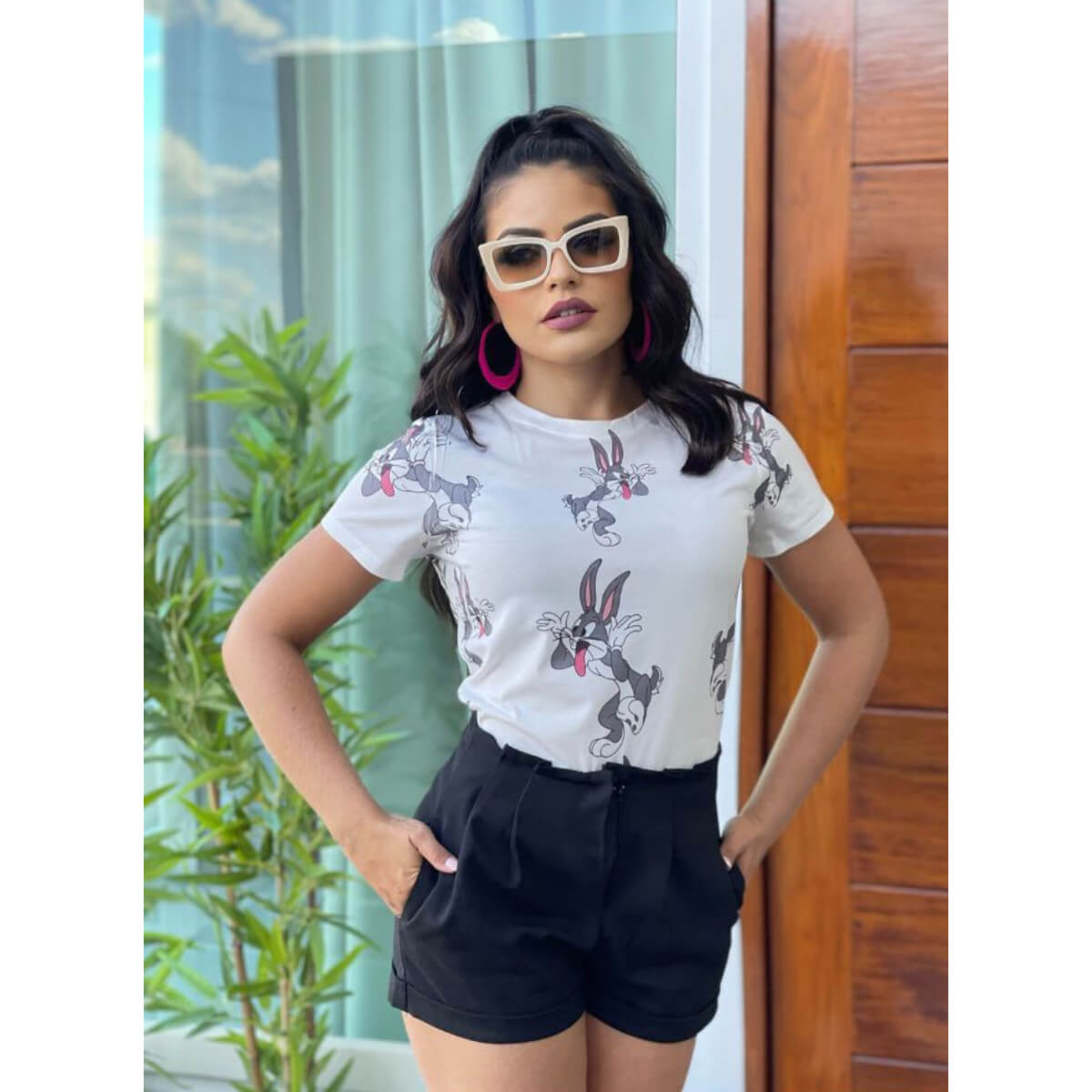 T-shirt Micro Estampas Variadas Ref.1658