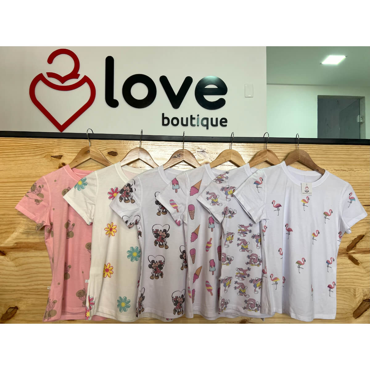 T-shirt Micro Estampas Variadas Ref.1658