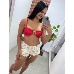 Short Crochê Luana Curto Ref.9674