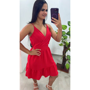 Vestido Rose Liso Ref.3702