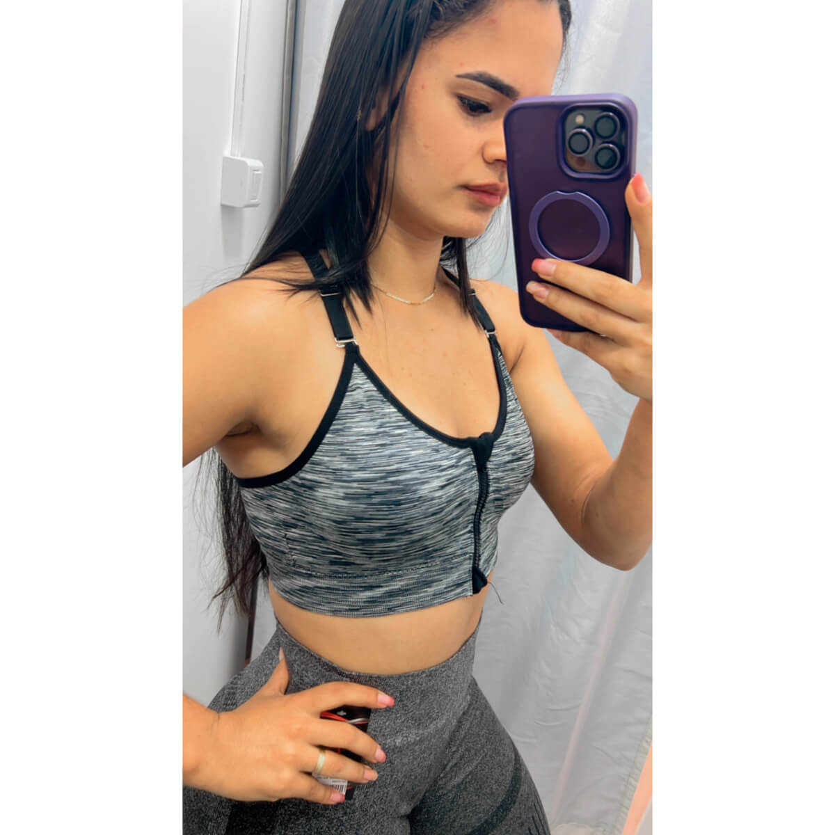 Top Neon com Bojo e Zíper Ref.1807