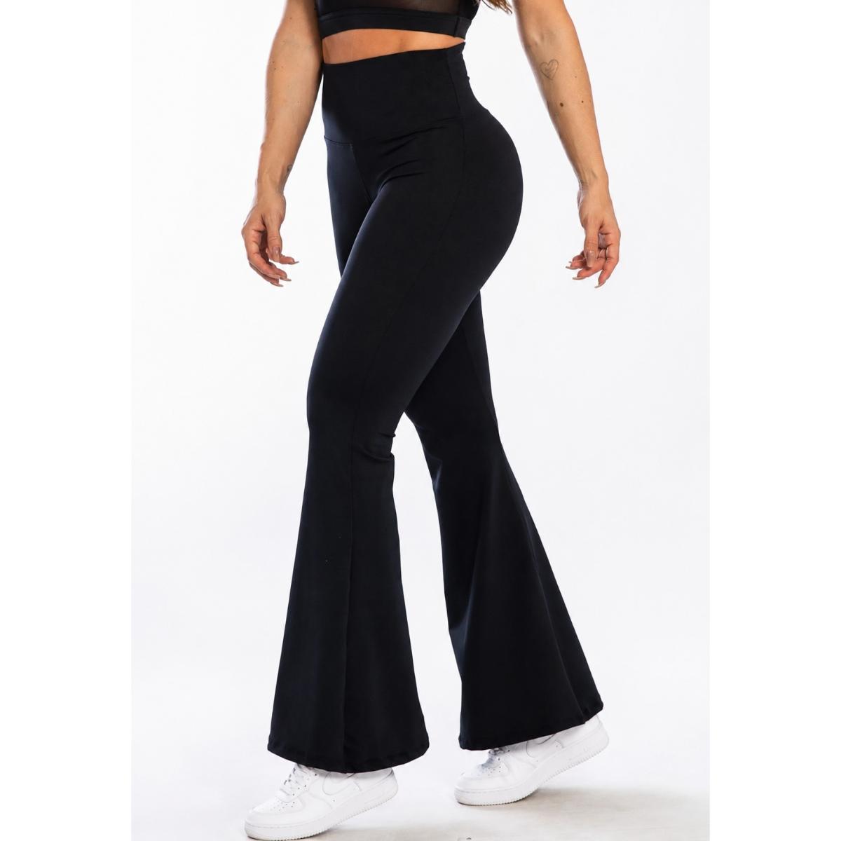 Calça Flare Flanelada Ref.13975