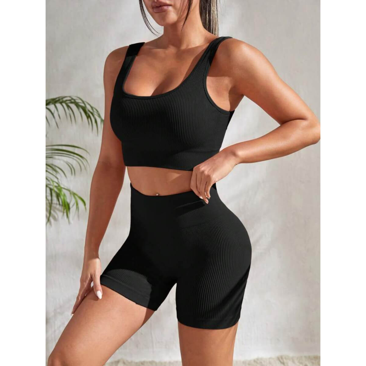 Conjunto Fitness Canelado Ref.7939