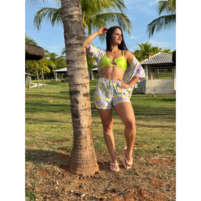 Conjunto Crepe Estampado Ref.5632