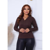 Blusa Leide Manga Longa Ref.13173