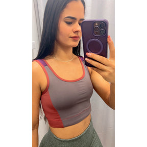 Top Bicolor sem Bojo Ref.1794