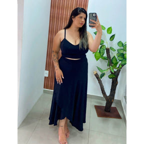 Conjunto Envelope Liso Plus Size Ref.5475