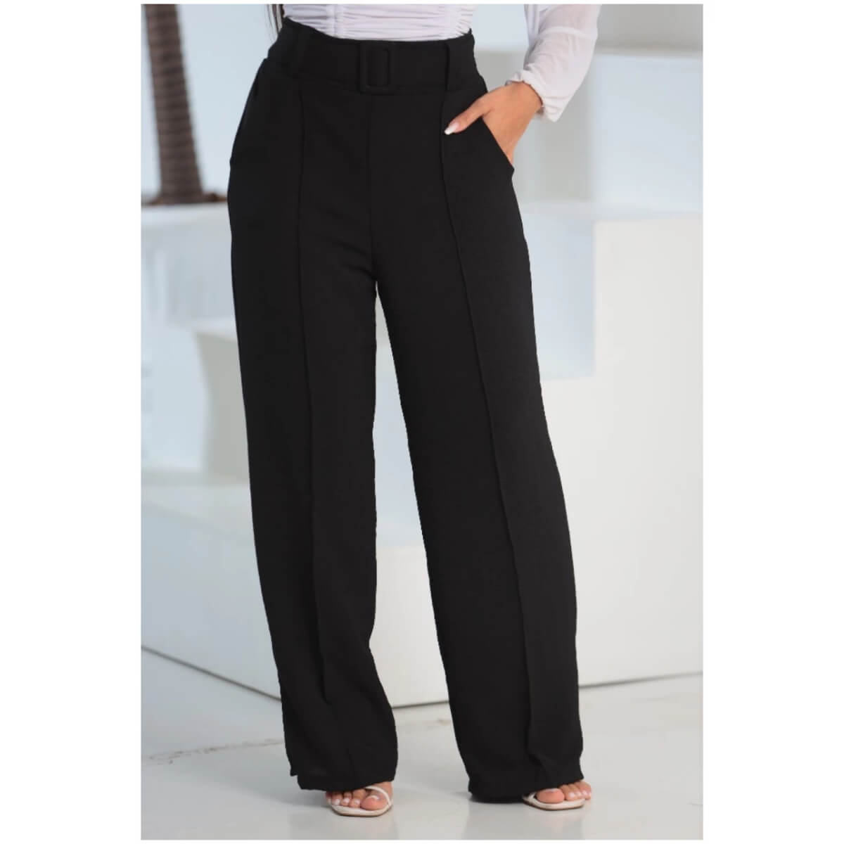 Calça Luna com Cinto Ref.2339