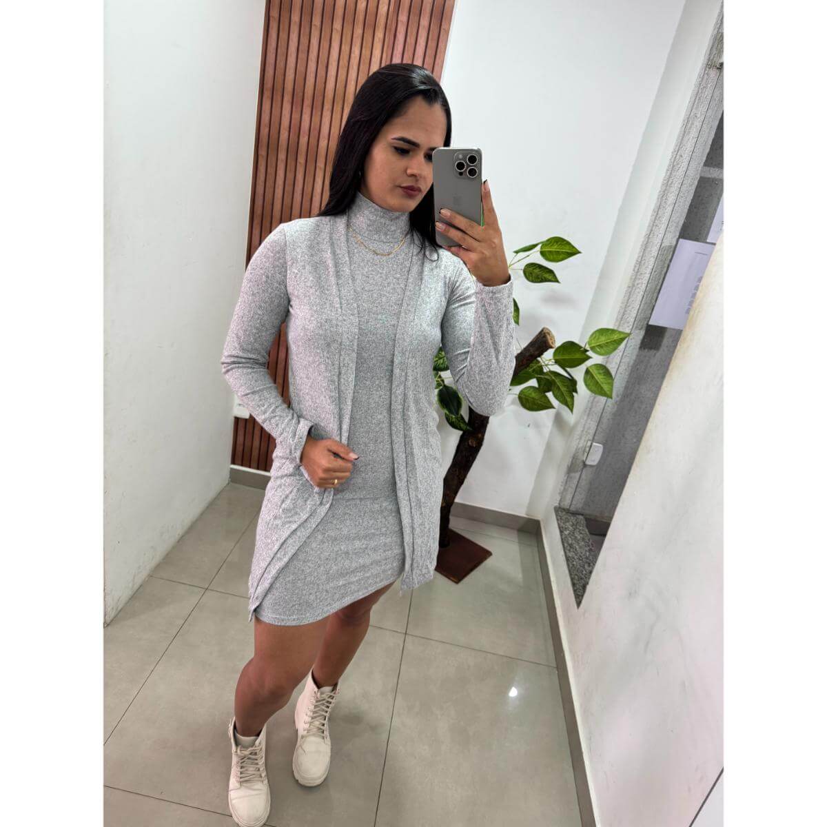 Vestido Cardigã Ref.8500