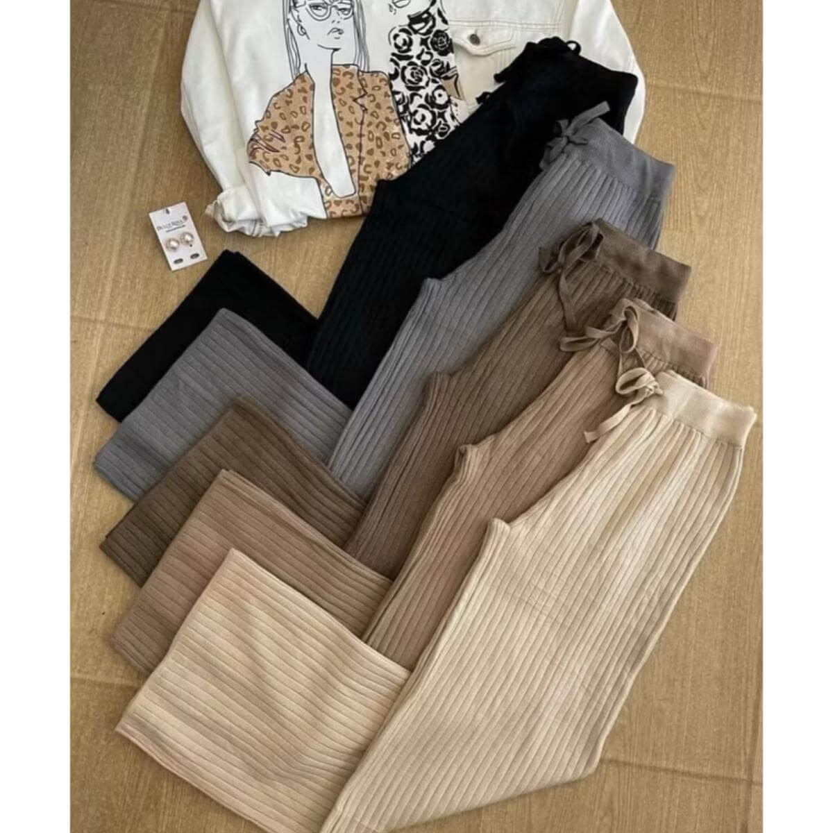 Calça de Malha Polly Ref.8339