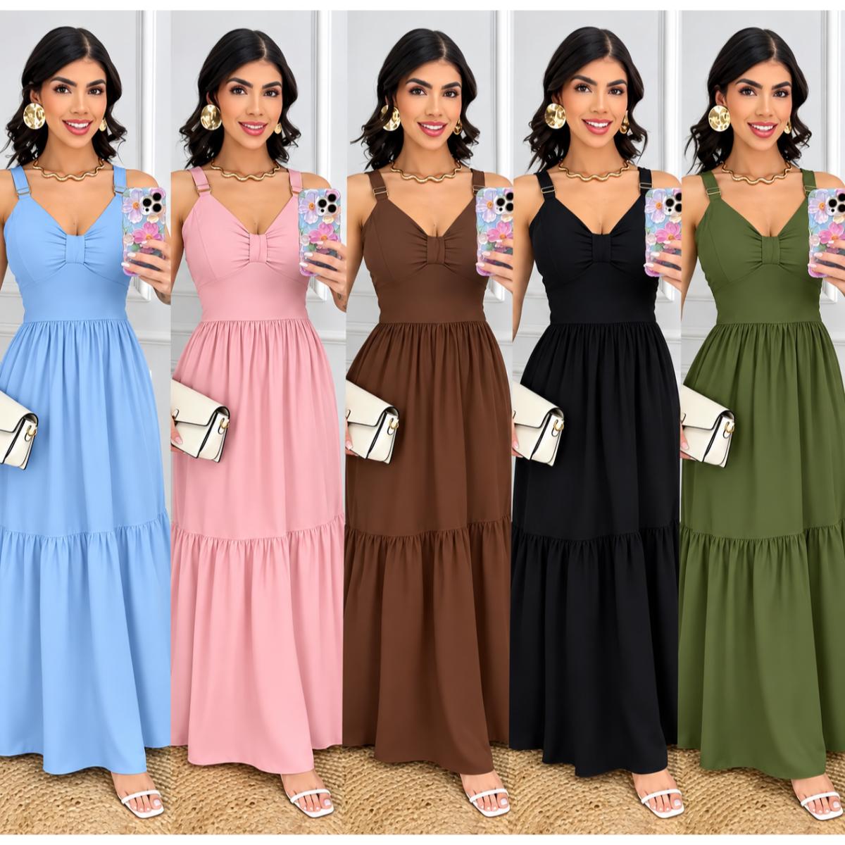 Vestido Isa Liso Ref.14343