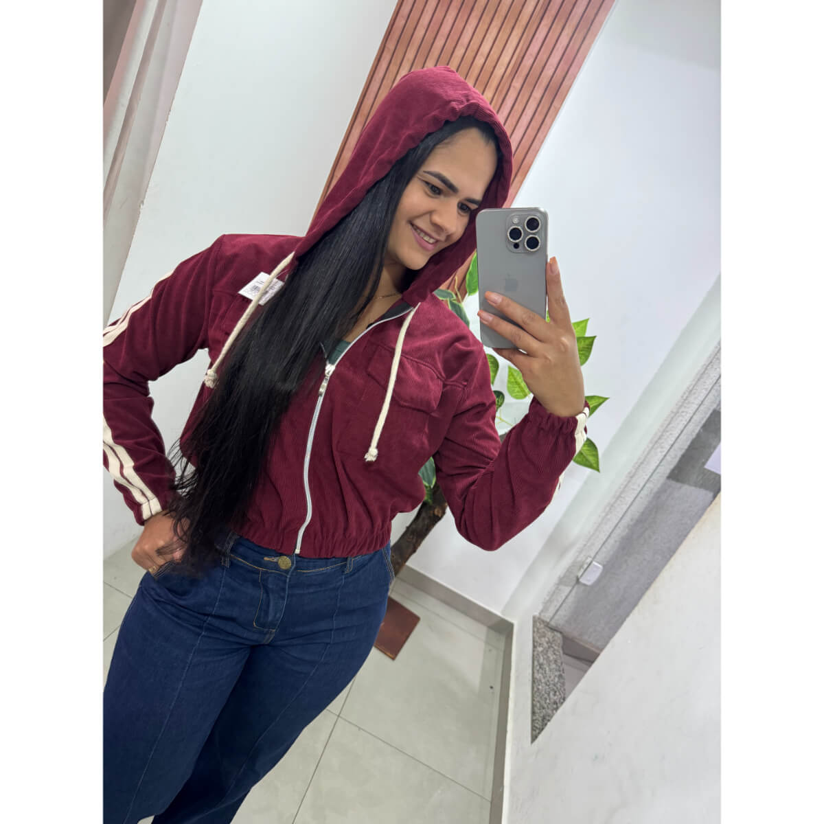 Blusa Manga Teddy Ref.8045