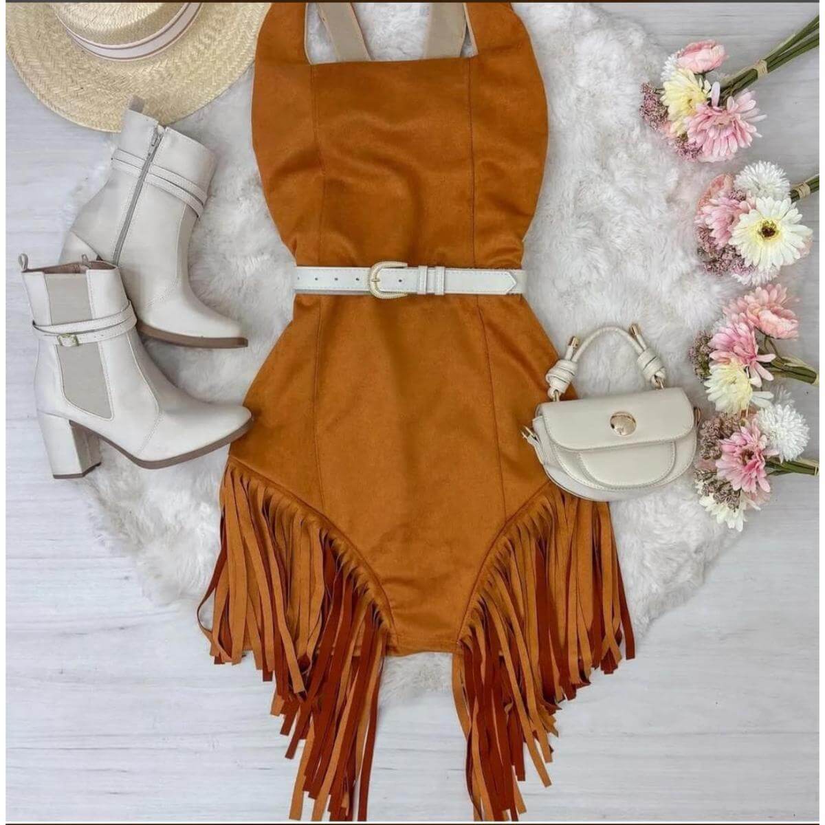 Vestido Franja Ref.8312