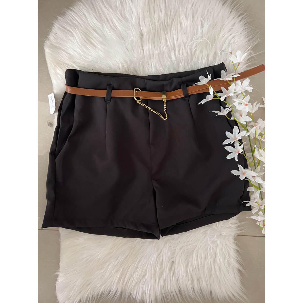 Short Zara com Cinto Ref.1353