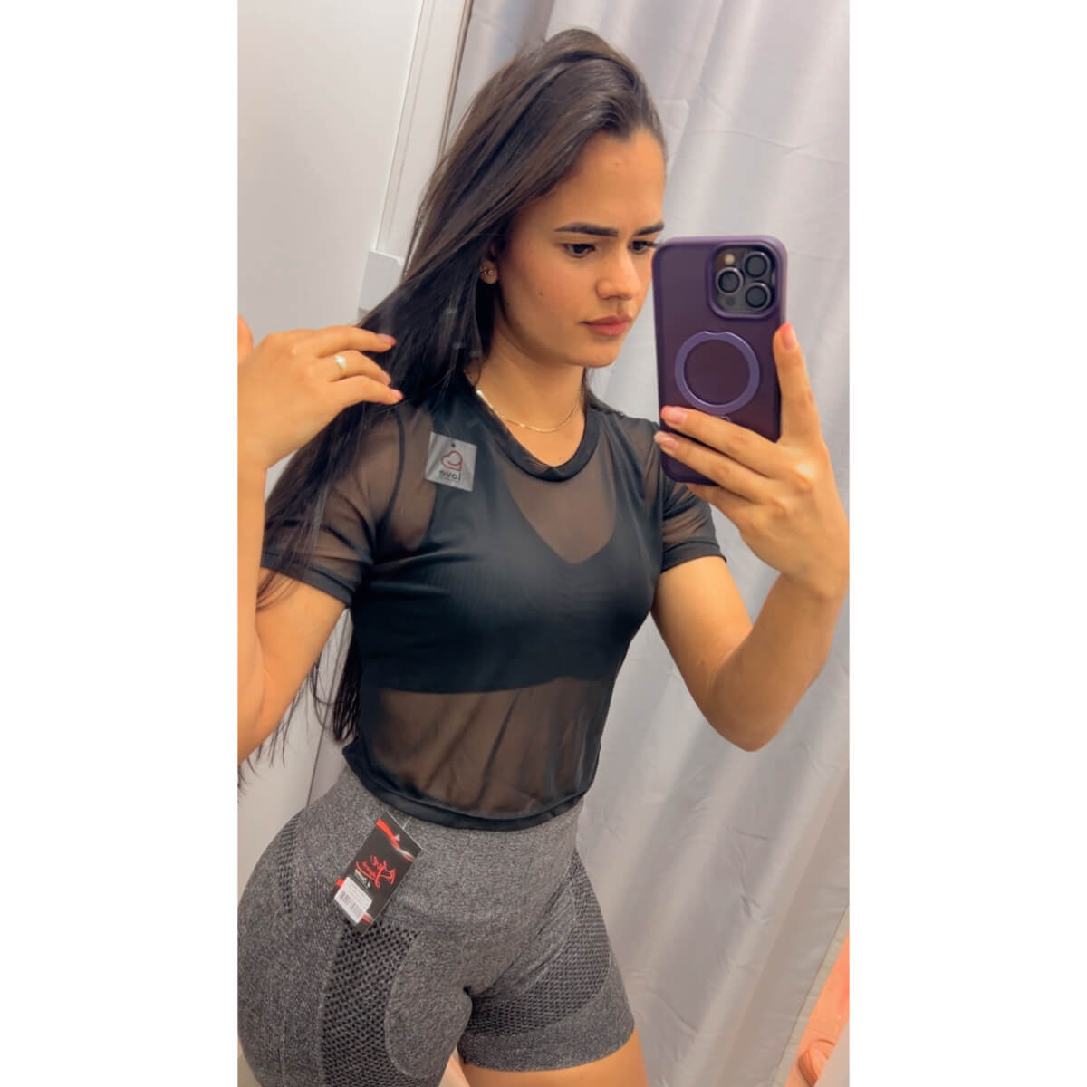 Cropped em Tule Ref.2547