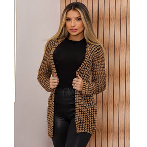 Cardigan Tricot Manga Longa Ref.874