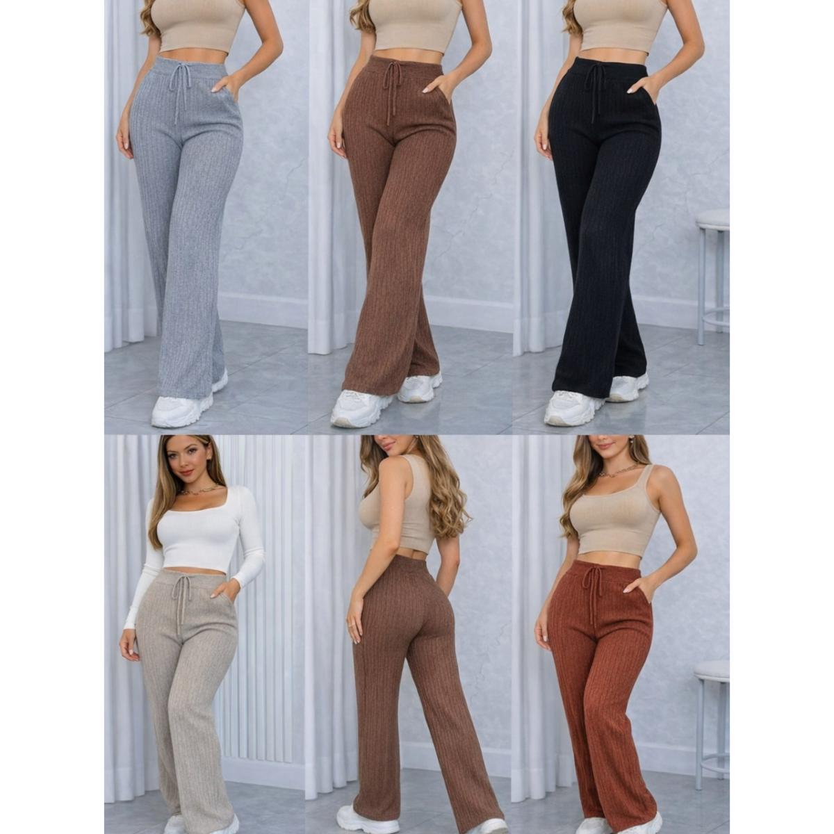 Calça Pantalona Modal Ref.14146