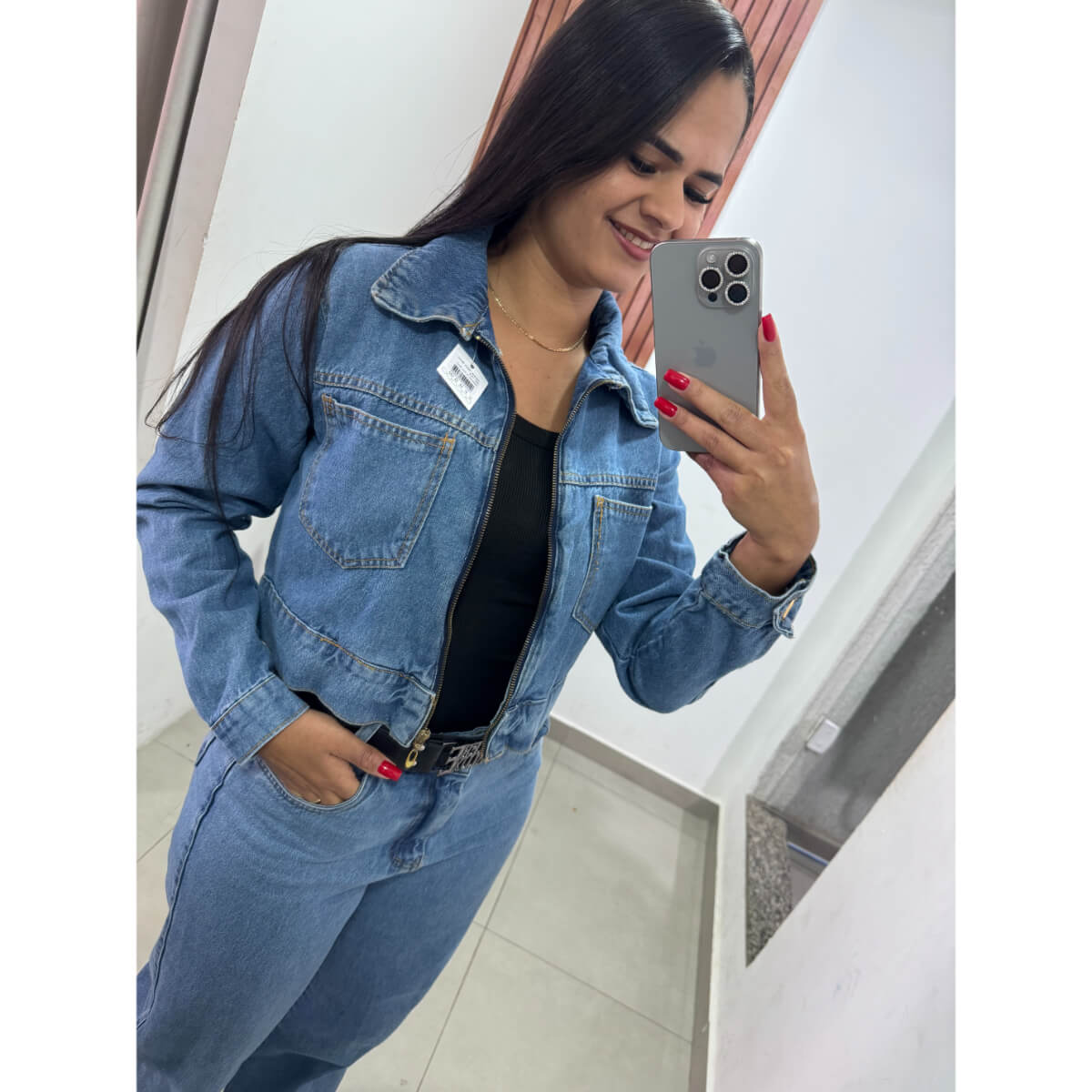 Jaqueta Jeans Bella Ref.7679