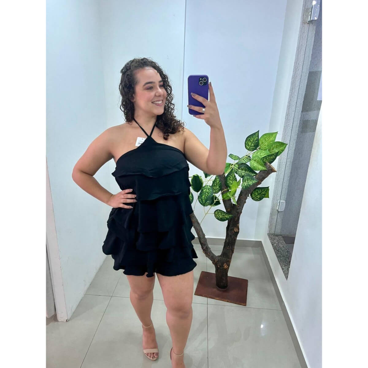 Vestido Elegância sem Ponta Ref.4279