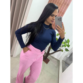 Blusa Canelada Ref.6818