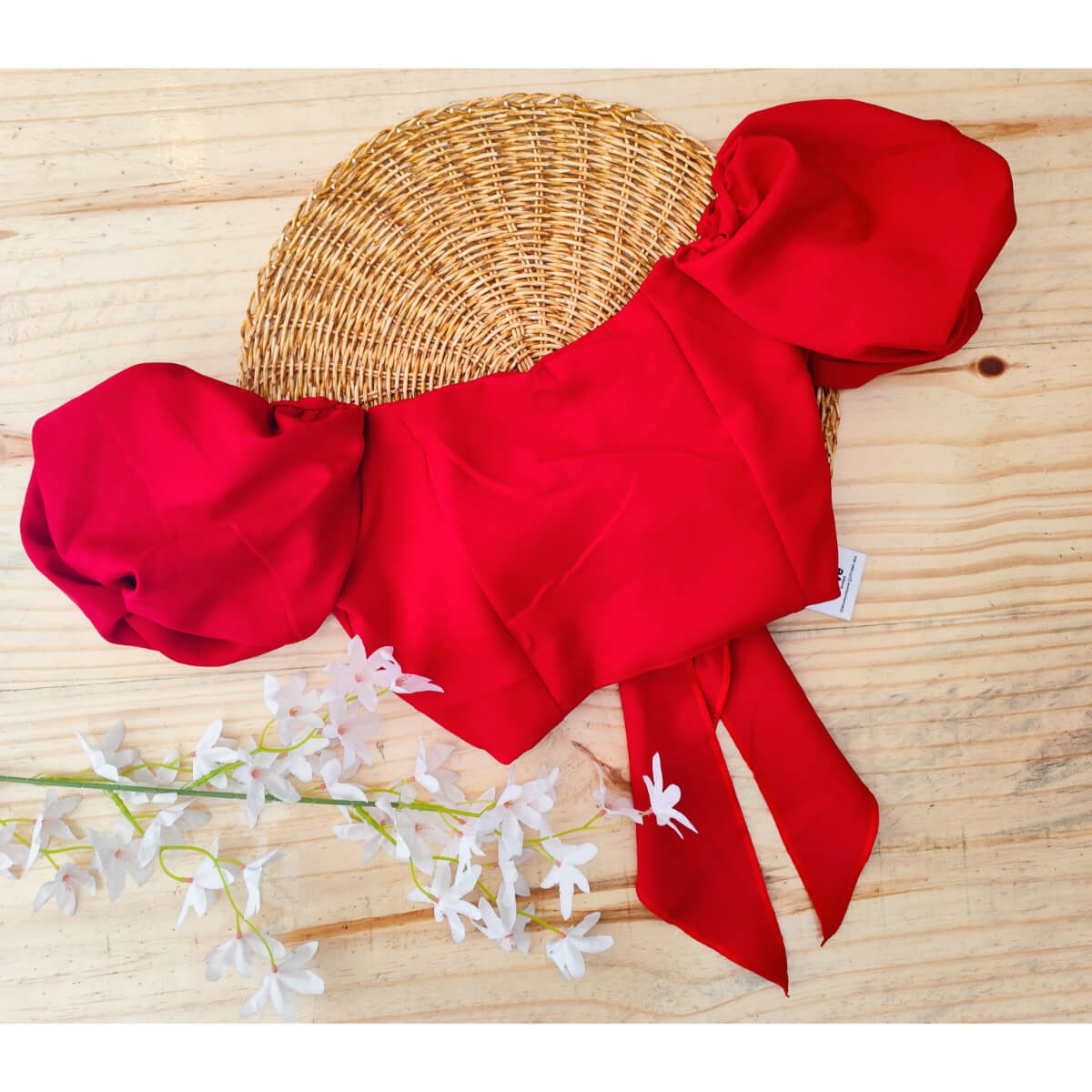 Cropped Alfaiataria Manga Bufante Ref.845