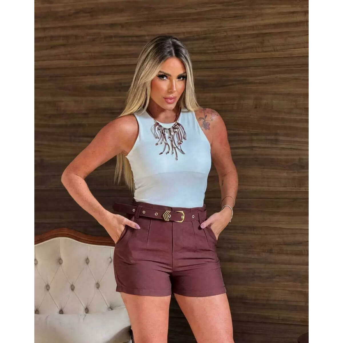Short Alfaiataria Anne Ref.6636
