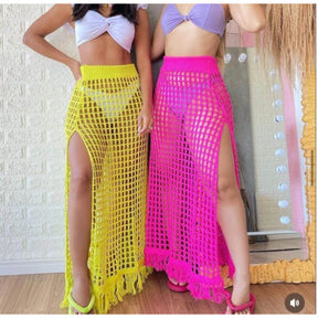 Saída de Paia Longa com Franja Ref.2222