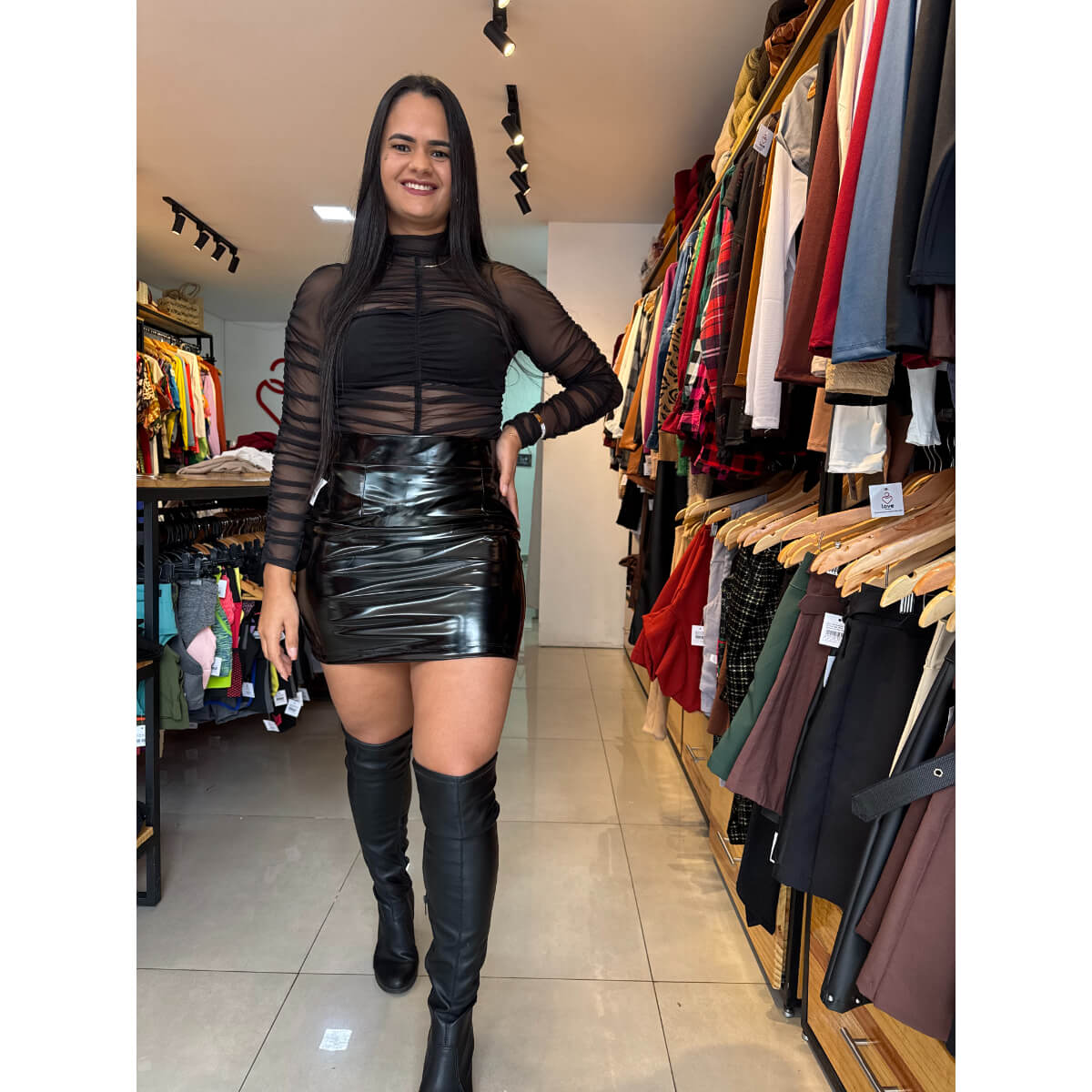 Body Tule Franzido Ref.8152